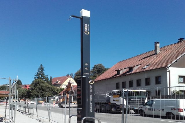 Ebhausen, E-Ladesäule für EnBW 