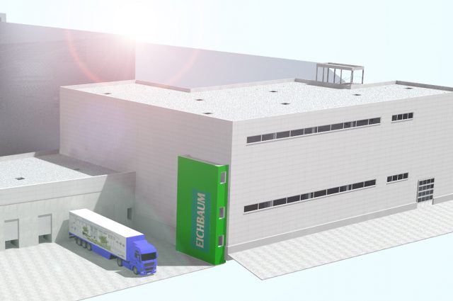 Mannheim, Neubau Eichbaum-Regallager