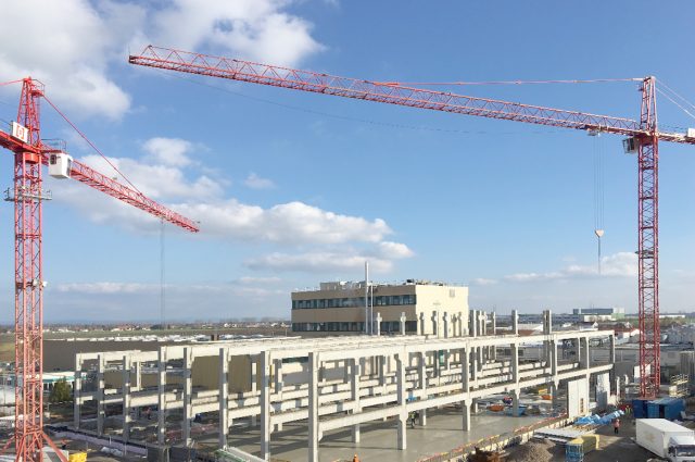 Osthofen, Neubau Produktionshalle